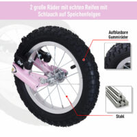 Trottinett Scooter Kickboard Kindertrotti ~ 16/12 Zoll