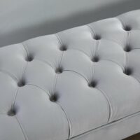 Truhenbank Sitzbank mit Stauraum Dunkelgrau 100cm