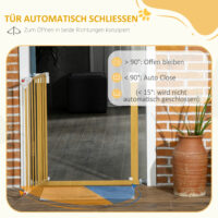 Türschutzgitter 77-103cm Hundeabsperrgitter Metall