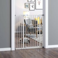 Türschutzgitter Hunde Absperrgitter Schutzgitter 97.5x104.1cm