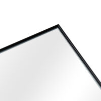 Türspiegel Lesina 120x40cm Schwarz