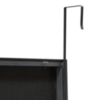 Türspiegel Lesina 120x40cm Schwarz