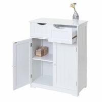 Vintage Kommode Nostalgie 2 Schubladen und 2 Türen 80x70x35cm