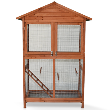 Voliere Holz Vogelvoliere XL