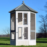 Voliere Vogelvoliere Luise Sechseck