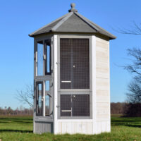 Voliere Vogelvoliere Luise Sechseck