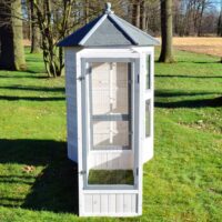 Voliere Vogelvoliere Luise Sechseck mit Anbau