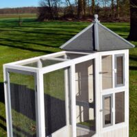 Voliere Vogelvoliere Luise Sechseck mit Anbau