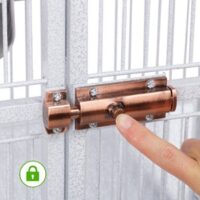 Voliere Vogelvoliere Vogelkäfig 156cm weiss