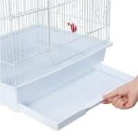 Voliere Vogelvoliere Vogelkäfig Weiss