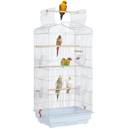 Voliere Vogelvoliere Vogelkäfig Weiss