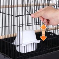 Voliere Vogelvoliere Vogelkäfig mit Spielzeug