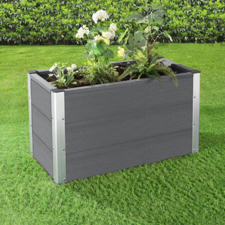WPC Hochbeet Esens 100x50x50cm Grau