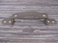 Wäschekorb Laundry Bambus 2 Fächer 100l ~ grau