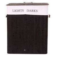 Laundry Bambus 2 Fächer  ~ schwarz