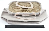 Wäschekorb Wäschesack easyBag 89l cord beige