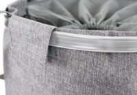 Wäschekorb easyLaundry Wäschesammler 55x39cm 65L grau
