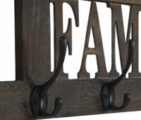 Wandgarderobe Garderobe Family Vintage braun shabby