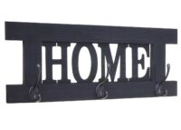 Wandgarderobe Garderobe Home Vintage Shabby dunkelgrau