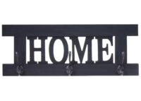 Wandgarderobe Garderobe Home Vintage Shabby dunkelgrau