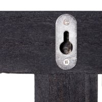 Wandgarderobe Garderobe Home Vintage Shabby dunkelgrau