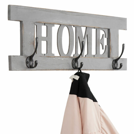 Wandgarderobe Garderobe Home Vintage ~ grau shabby