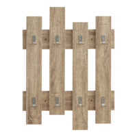 Wandgarderobe Raseborg 60x80cm Eiche-Optik