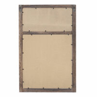 Wandgarderobe Kreidetafel 5 Haken ~ braun shabby