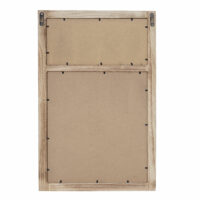 Wandgarderobe Kreidetafel 5 Haken ~ naturbraun