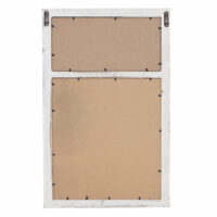 Wandgarderobe Kreidetafel 5 Haken ~ weiss shabby