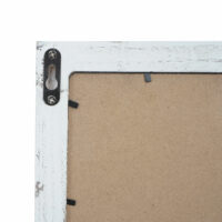 Wandgarderobe Kreidetafel 5 Haken ~ weiss shabby