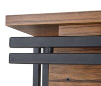 Wandgarderobe Regal ~ 24x75x24cm Wildeiche-Optik