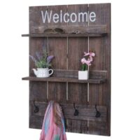 Wandgarderobe Shabby mit Ablage 90x60cm