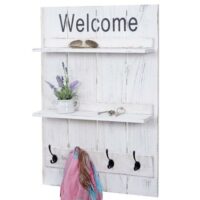 Wandgarderobe Shabby mit Ablage 90x60cm