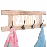 Wandgarderobe Vintage ~ naturbraun