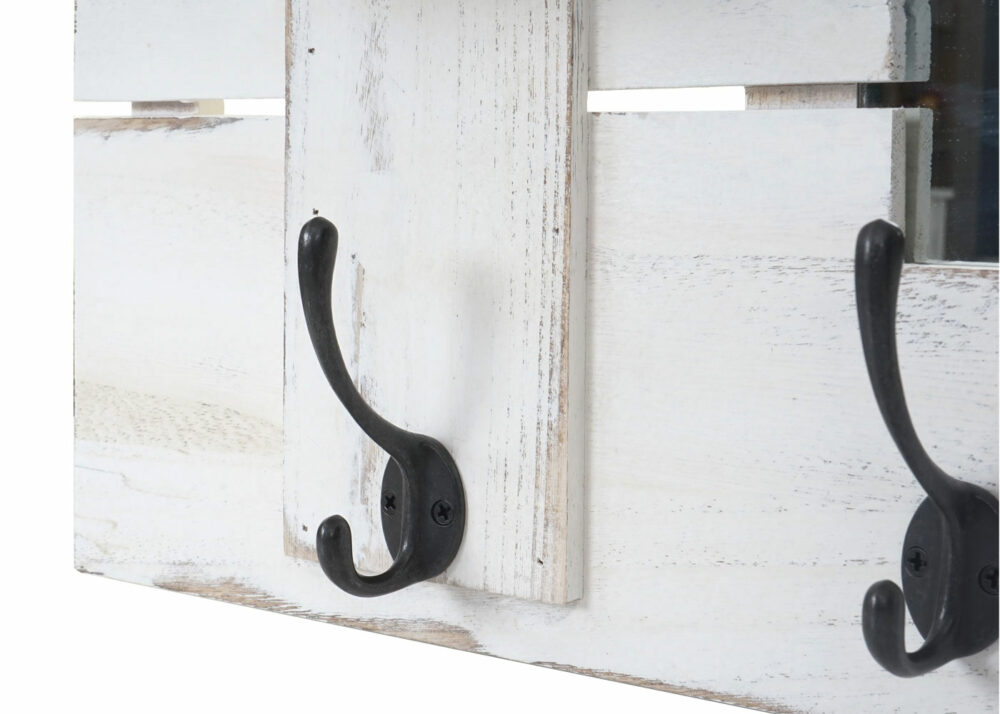 Wandgarderobe mit Spiegel Shabby Chic