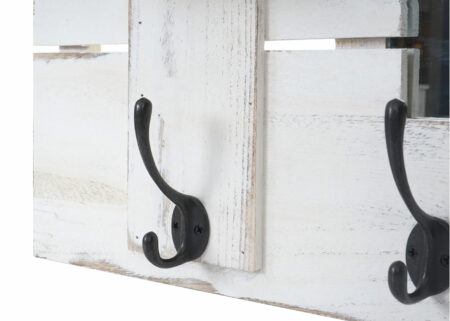 Wandgarderobe mit Spiegel Shabby Chic