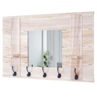 Wandgarderobe mit Spiegel Shabby Chic