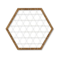 Memoboard Pinnwand Fotowand  Vingåker 60x52cm Weiss