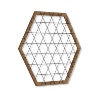 Memoboard Pinnwand Fotowand Vingåker 60x52cm Schwarz