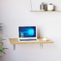 Wandklapptisch Wandtisch Esstisch Schreibtisch 60x40cm Natur