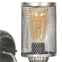 Wandleuchte Painswick Silber