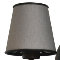 Wandleuchte Bacup 1xE27 Grau