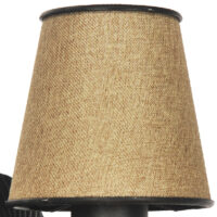 Wandleuchte Bacup 1xE27 Braun-Beige