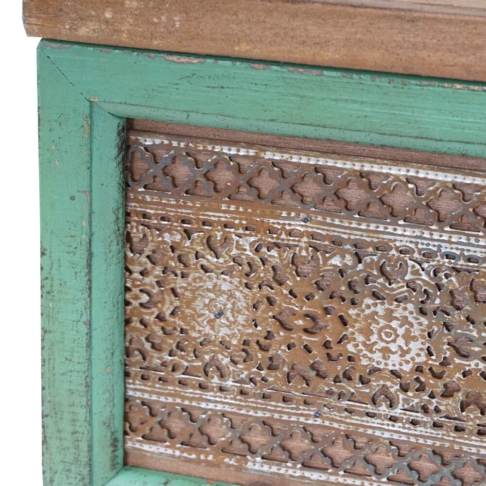 Wandregal HWC Hängeregal Holz massiv 65x16x13cm