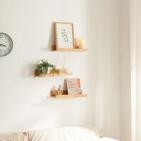 Wandregalset Miami 3er Set Bambus 40x13x7cm