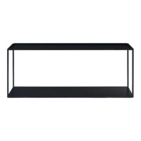 Wandregal Augusta Schwarz 90x25x35cm
