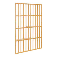 Wandregal Tampa Bambus 120x80x13cm