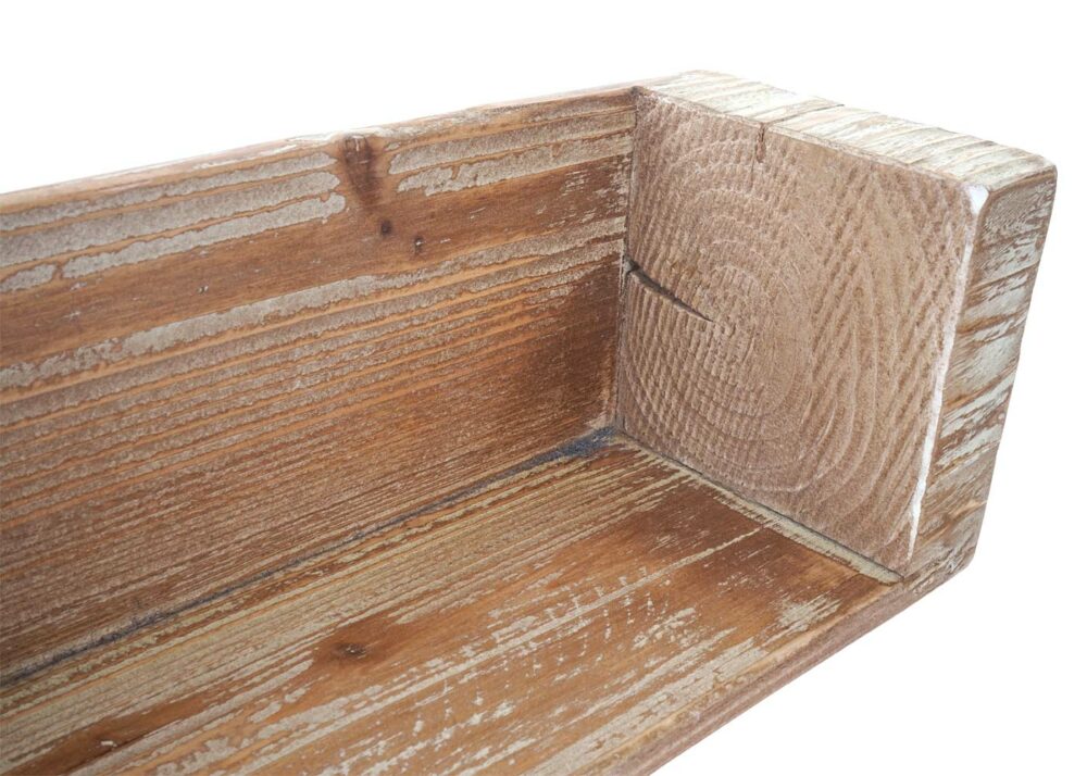 Wandregal Hängeregal Bücherregal Tanne Holz rustikal massiv ~ 80cm