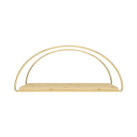 Wandregal Salem Goldfarben 39x16x17cm